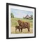 Stupell Industries Highland Cow And Calf Framed Print Under Glass, design by Jean Plout